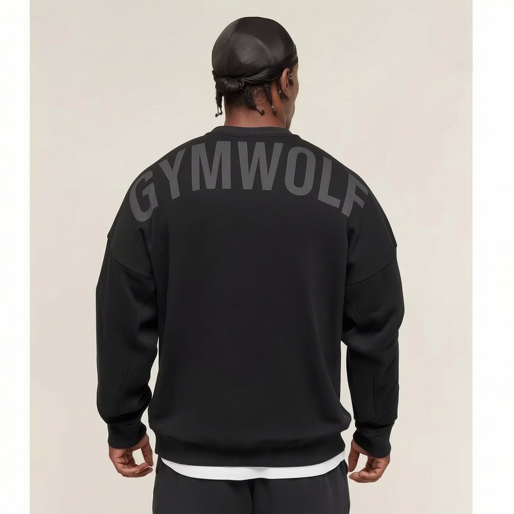hoodie gym wolf
